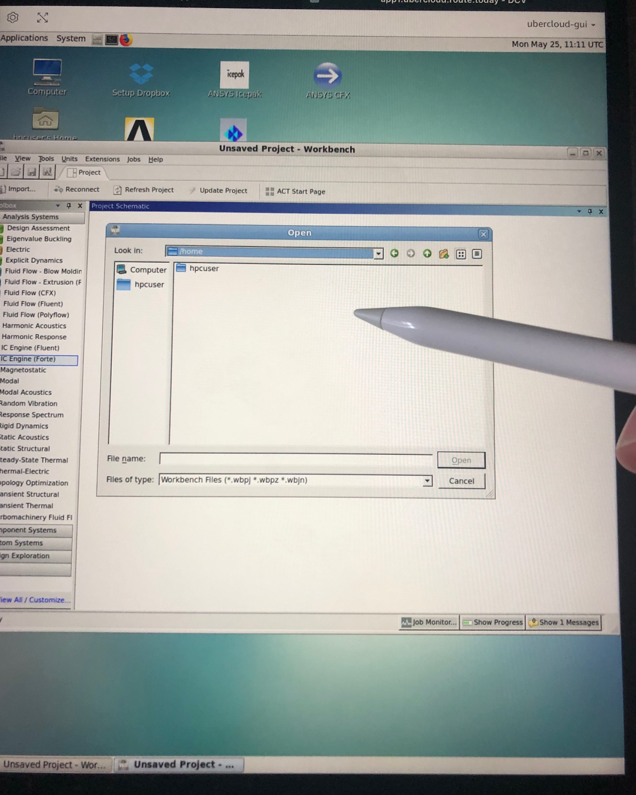 UberCloud Ansys on iPad